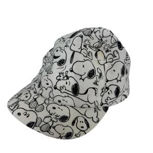 H&M Snoopy Hat Size 3T White & Black Cotton
